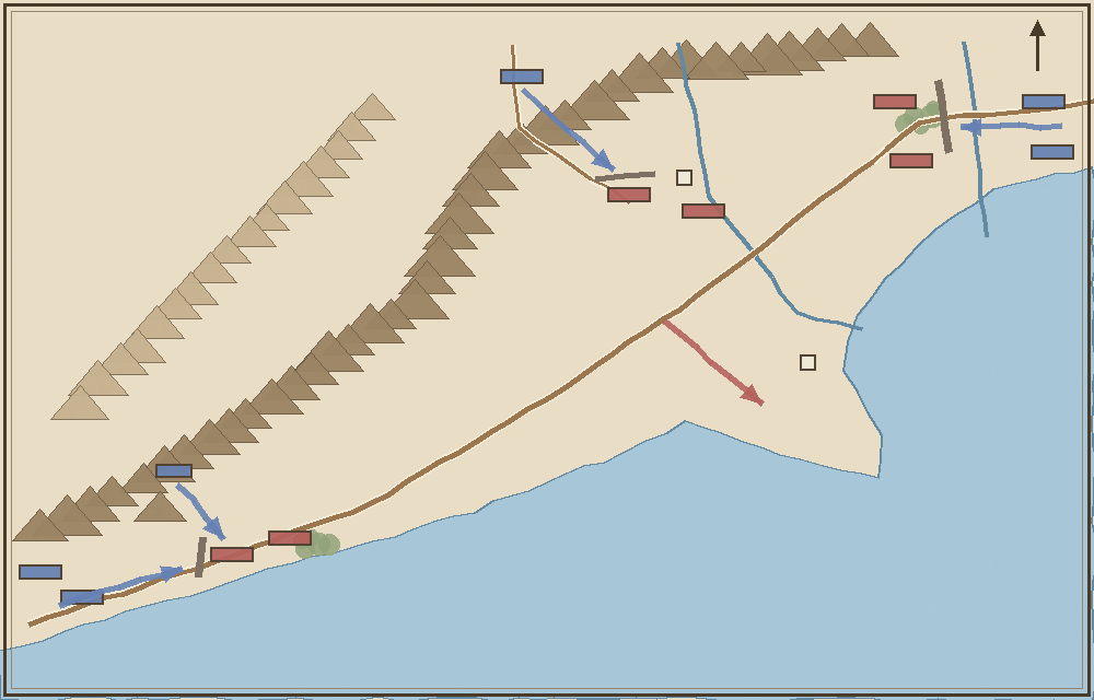 Battlefield map (schematic)