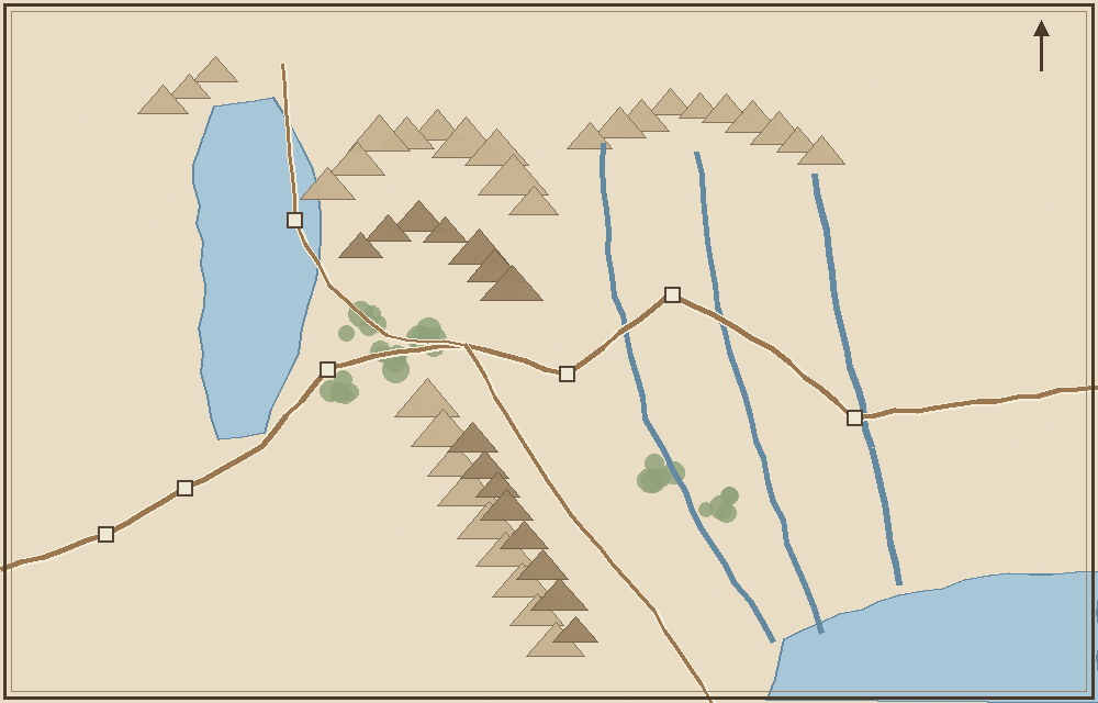 Regional map (schematic)