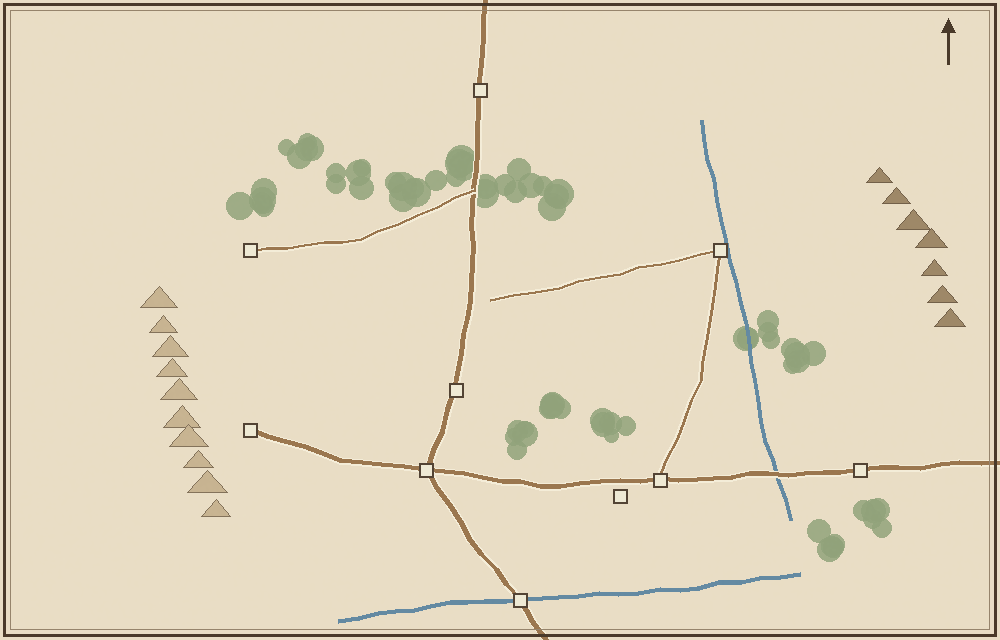 Regional map (schematic)