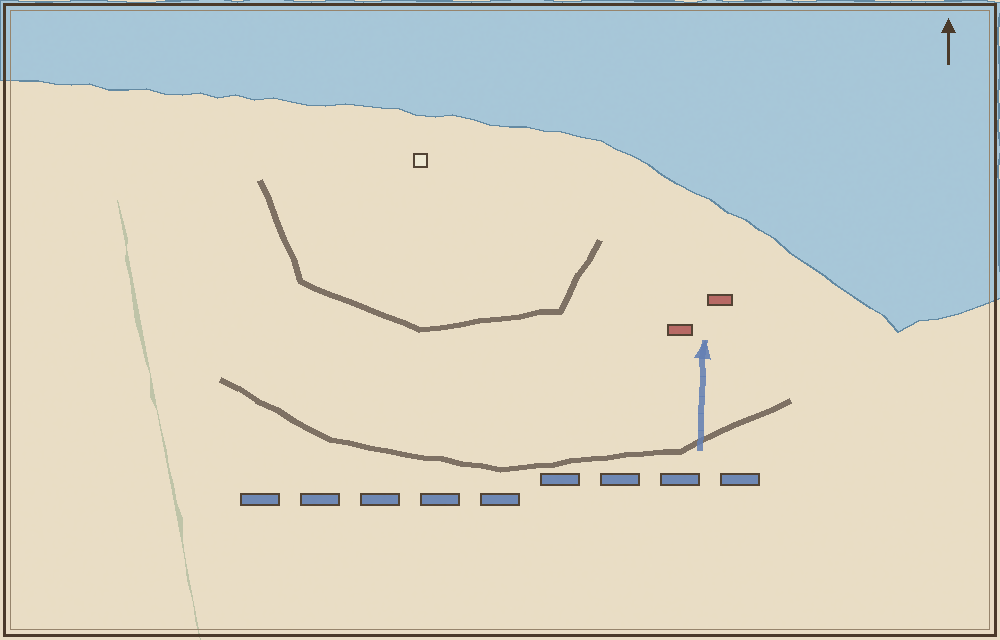 Battlefield map (schematic)