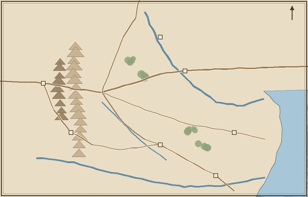 Regional map (schematic)