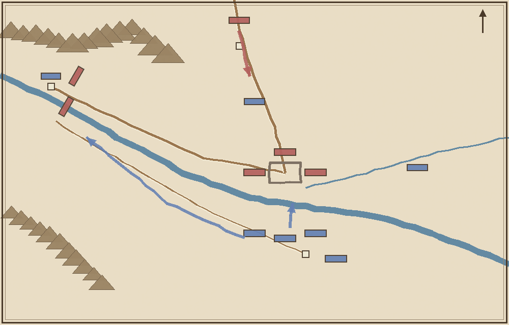 Battlefield map (schematic)