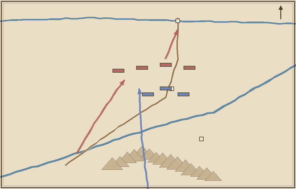 Battlefield map (schematic)