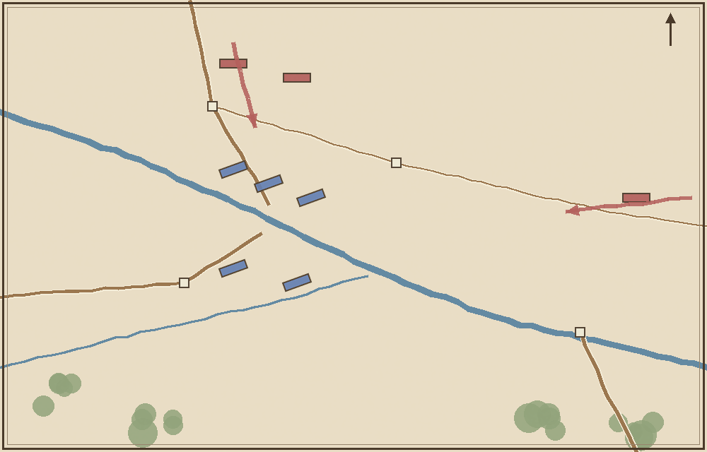 Battlefield map (schematic)