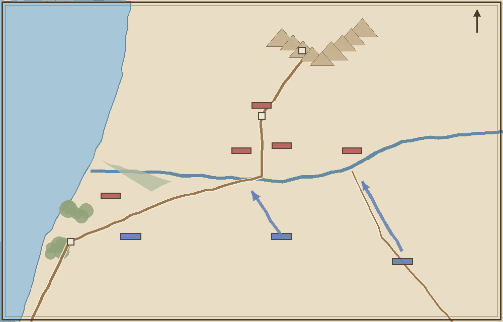 Battlefield map (schematic)