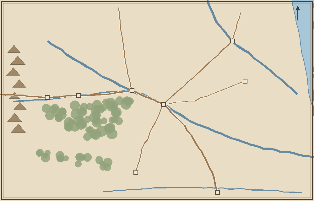 Regional map (schematic)
